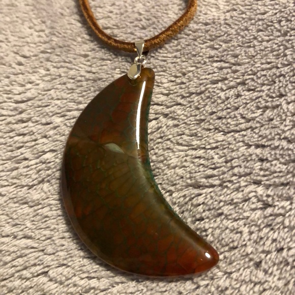 Sold!!🛑Handmade Moon agate choker - Picture 3 of 5
